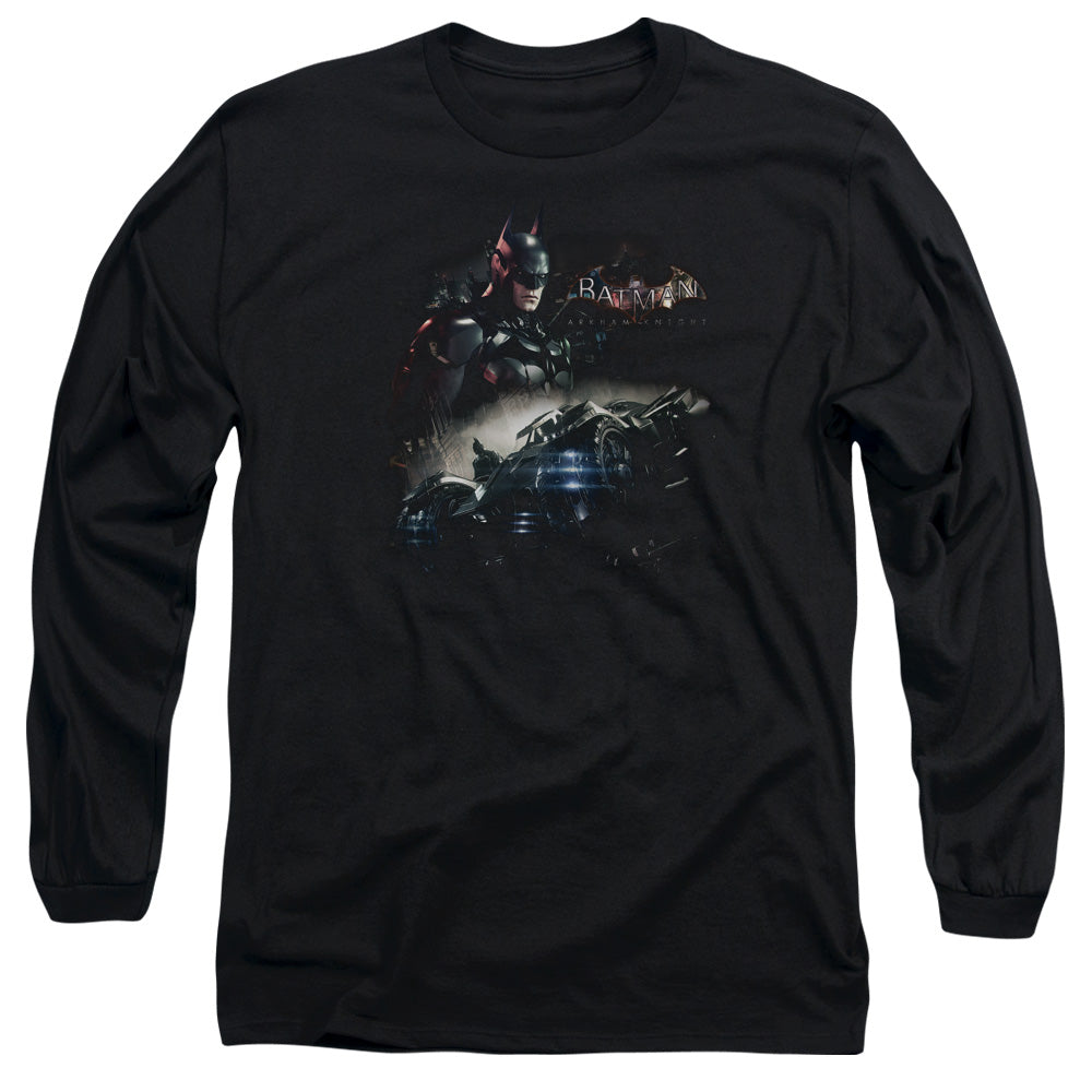 Batman Arkham Knight Knight Rider Mens Long Sleeve Shirt Black
