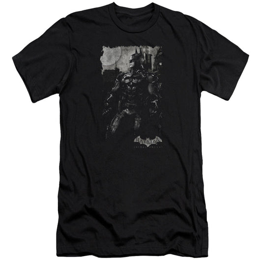 Batman Arkham Knight Bat Brood Premium Bella Canvas Slim Fit Mens T Shirt Black