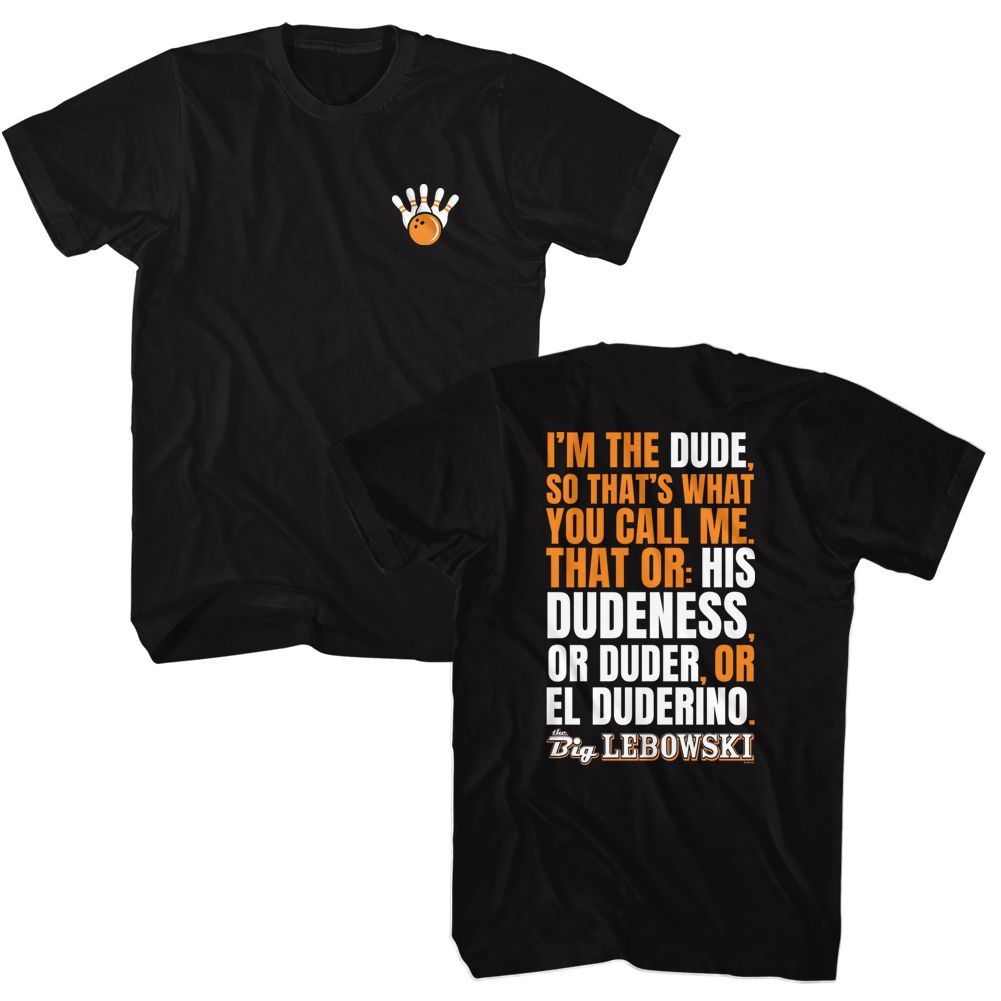 The Big Lebowski - Im The Dude - Short Sleeve - Adult - T-Shirt