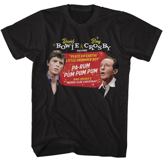 Bing Crosby - Bowie And Crosby Pa Rum - Licensed - Adult Short Sleeve T-Shirt
