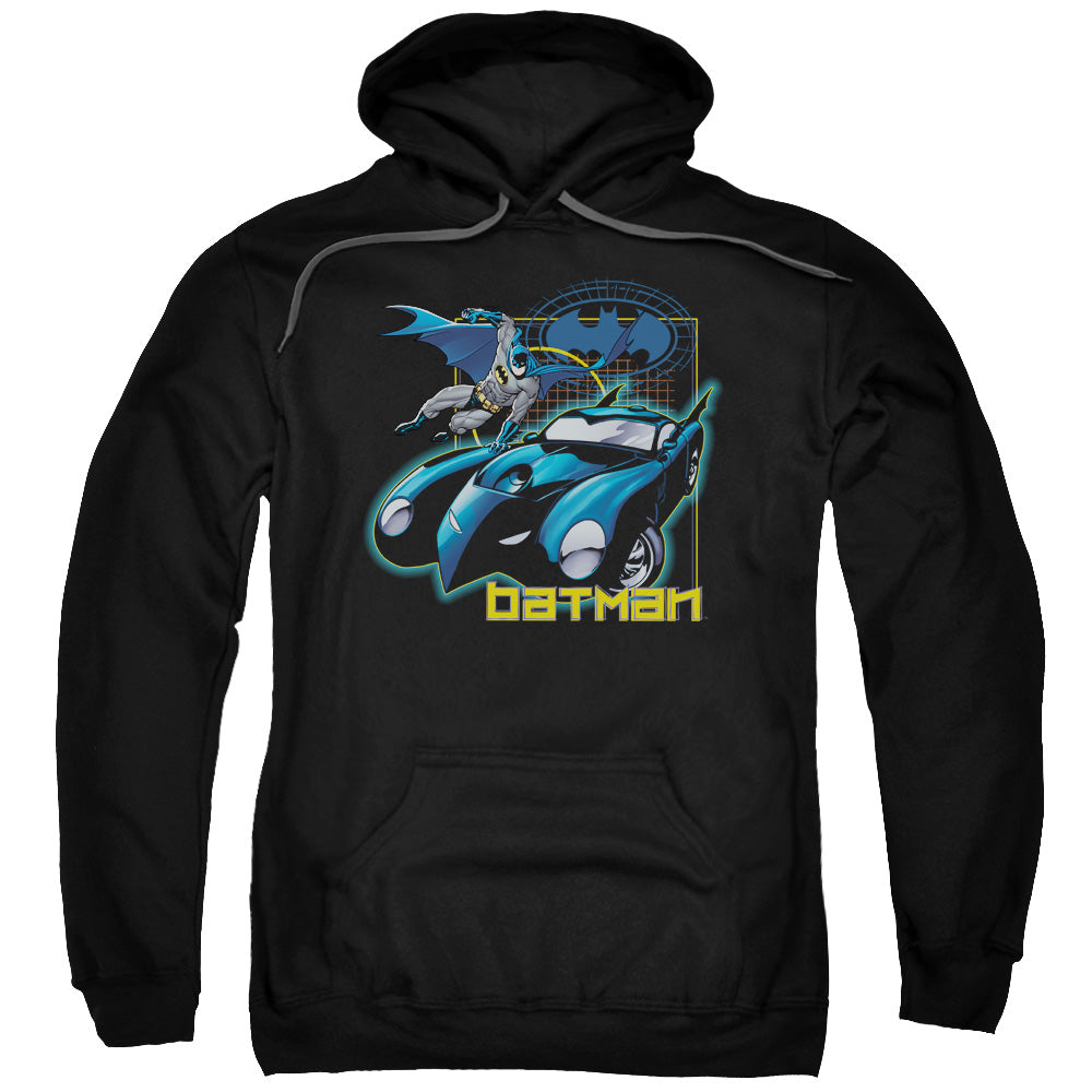 Batman Nice Wheels Mens Hoodie Black