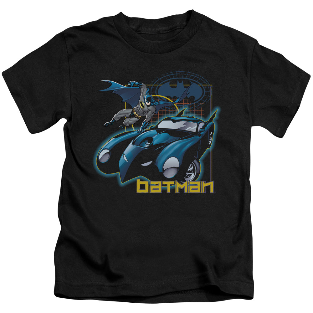 Batman Nice Wheels Juvenile Kids Youth T Shirt Black