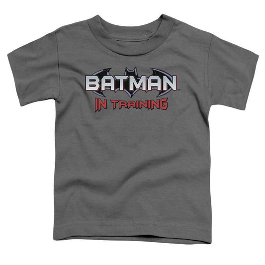 Batman Batman In Training Toddler Kids Youth T Shirt Charcoal