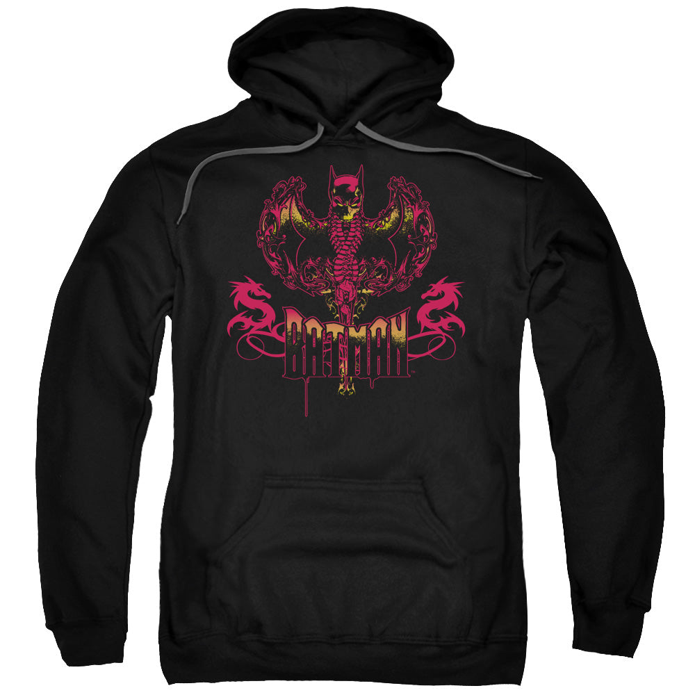 Batman Heart Of Fire Mens Hoodie Black