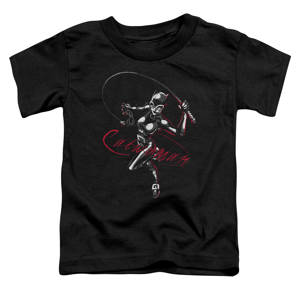 Batman Kiten With A Whip Toddler Kids Youth T Shirt Black