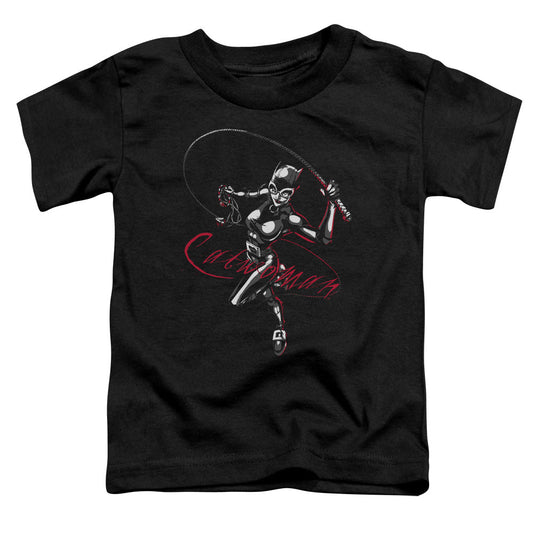 Batman Kiten With A Whip Toddler Kids Youth T Shirt Black