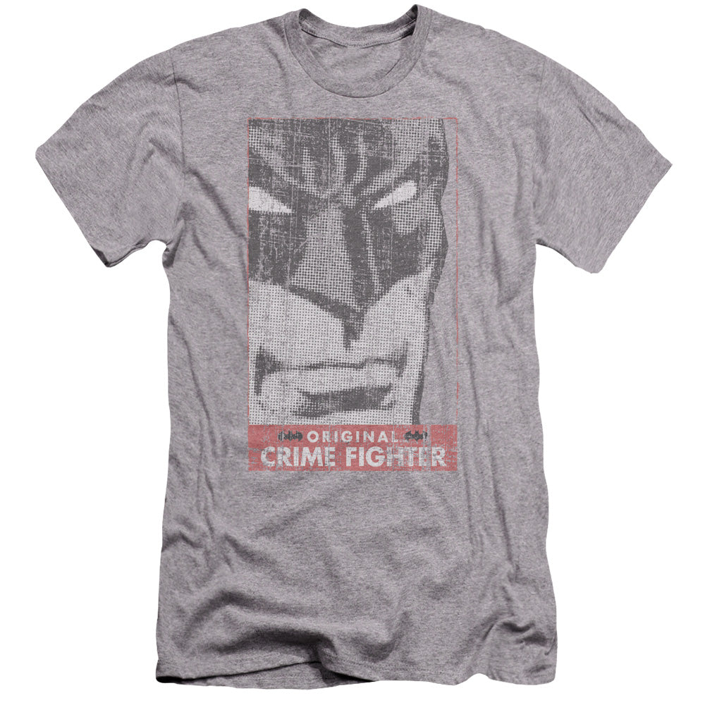 Batman Orginal Crime Fighter Premium Bella Canvas Slim Fit Mens T Shirt Athletic Heather