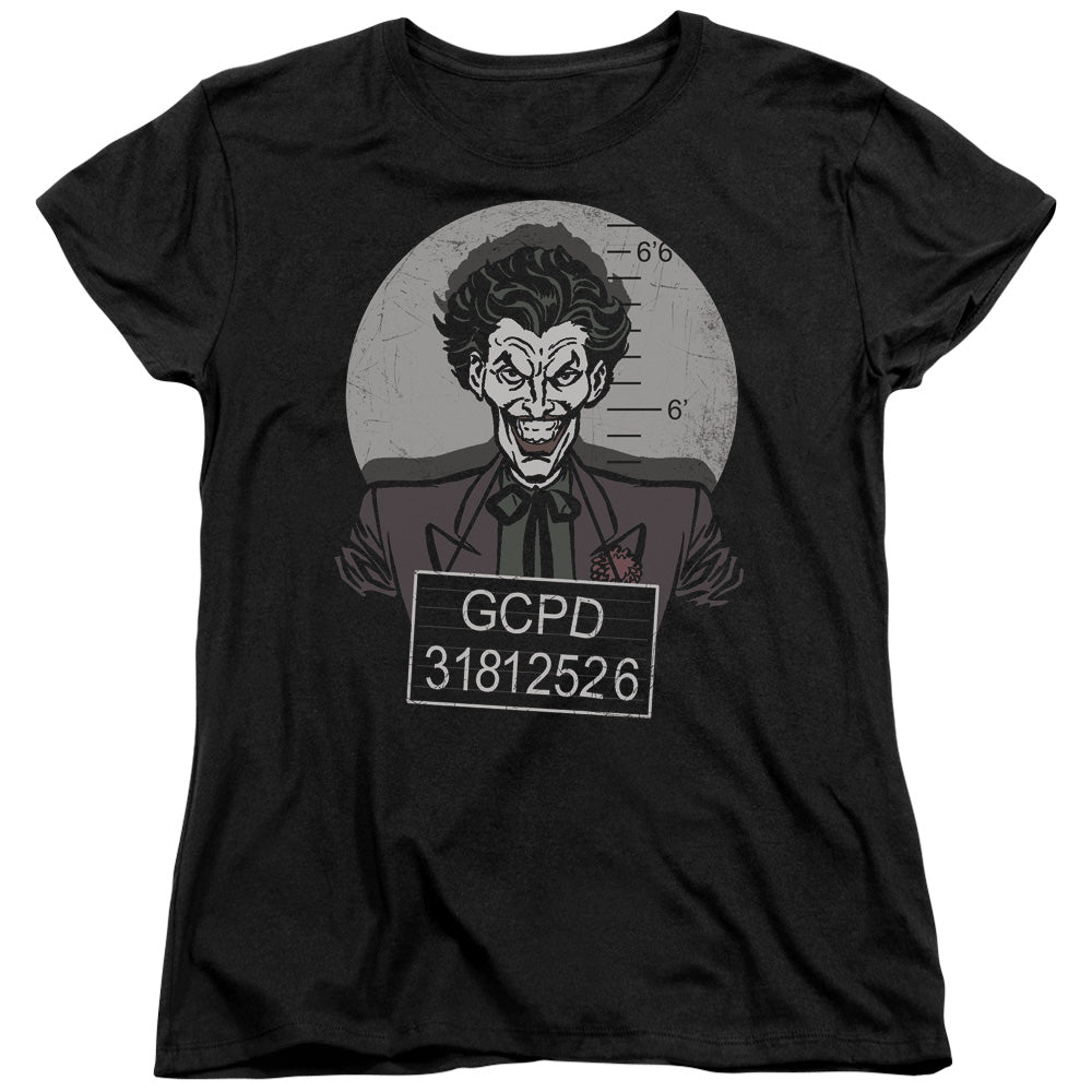 Batman Busted! Womens T Shirt Black