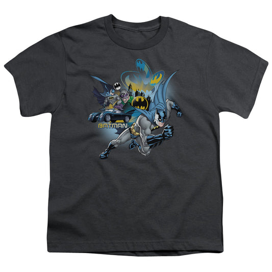 Batman Call Of Duty Kids Youth T Shirt Charcoal