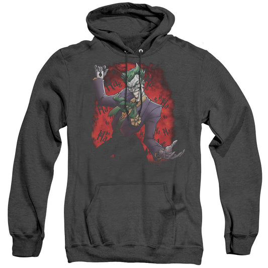 Batman Jokers Ave Heather Mens Hoodie Black