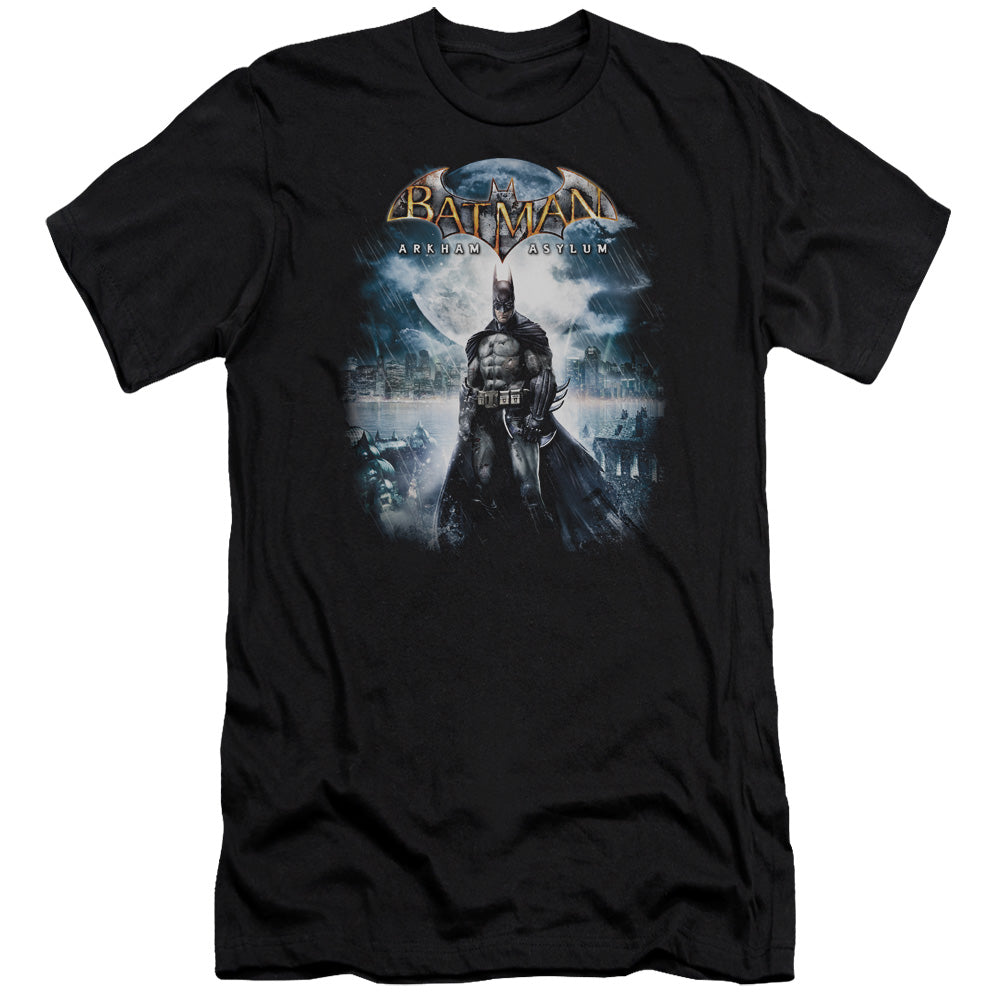 Batman Aa Game Cover Slim Fit Mens T Shirt Black