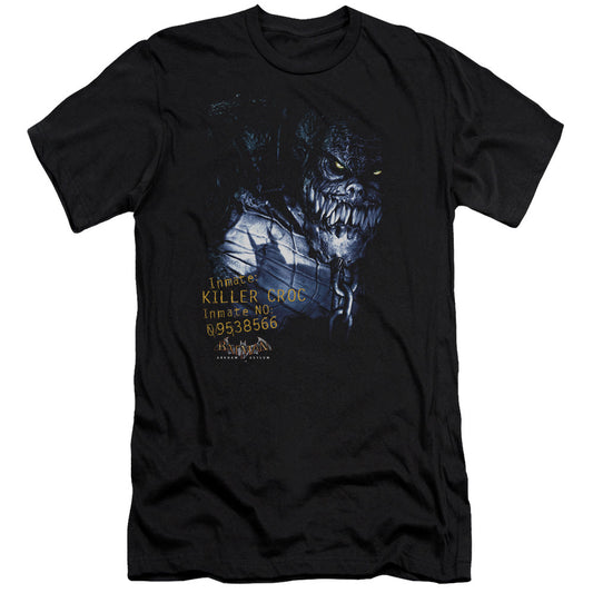 Batman Aa Arkham Killer Croc Premium Bella Canvas Slim Fit Mens T Shirt Black