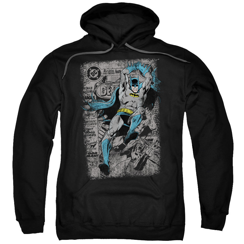 Batman Detective #487 Distress Mens Hoodie Black