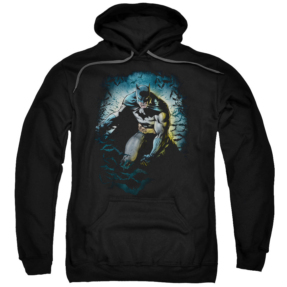 Batman Bat Cave Mens Hoodie Black