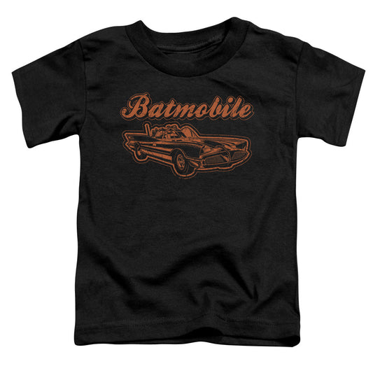 Batman Batmobile Toddler Kids Youth T Shirt Black