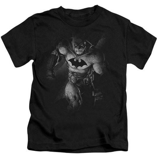 Batman Materialized Juvenile Kids Youth T Shirt Black