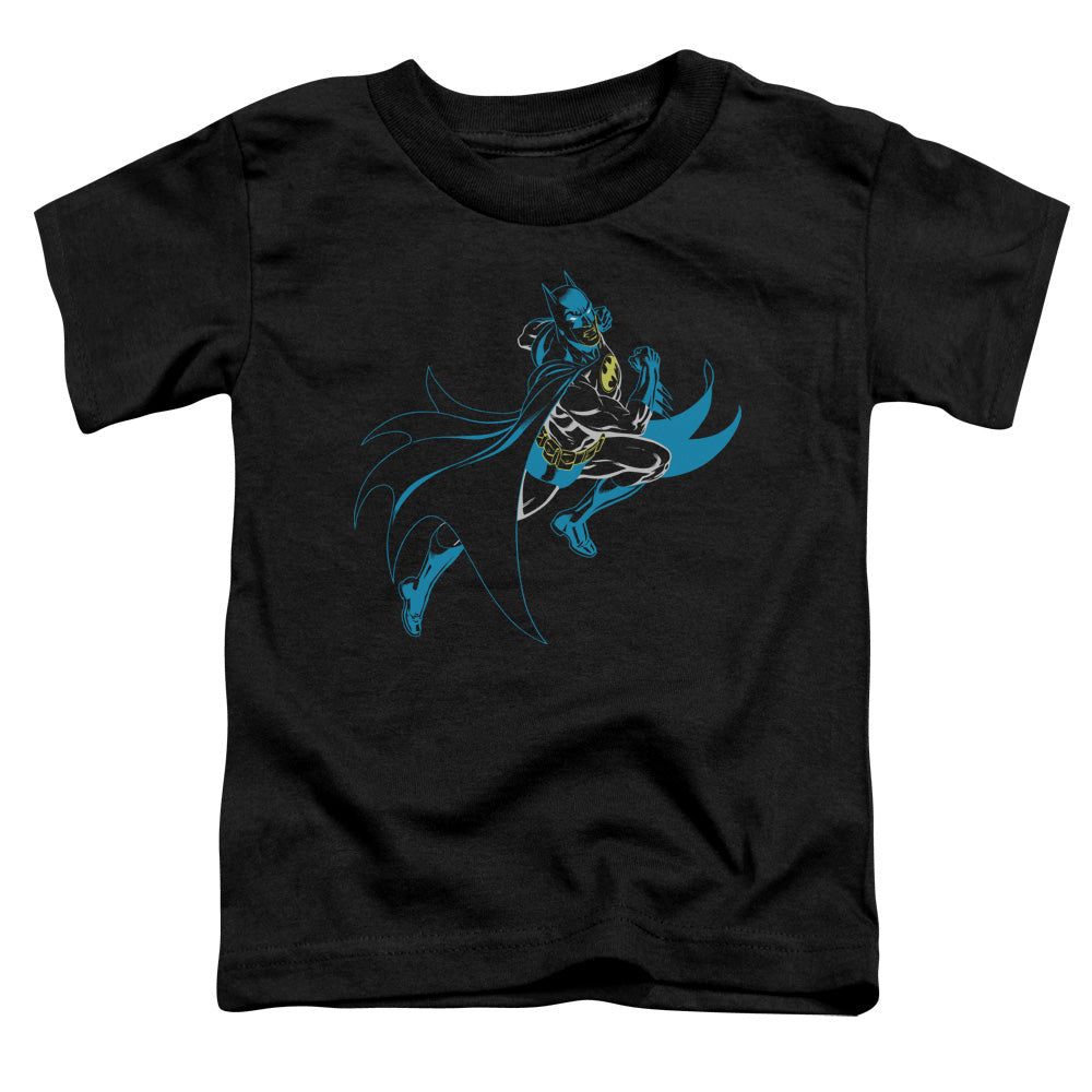Batman Neon Batman Toddler Kids Youth T Shirt Black