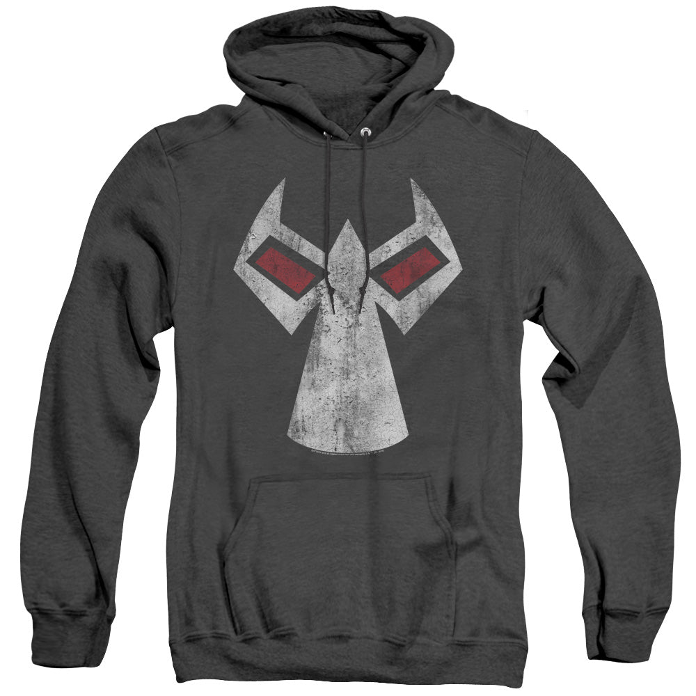 Batman Bane Mask Heather Mens Hoodie Black