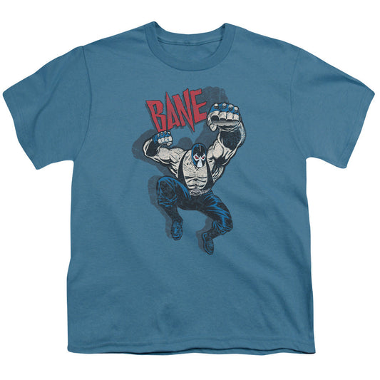 Batman Bane Vintage Kids Youth T Shirt Slate