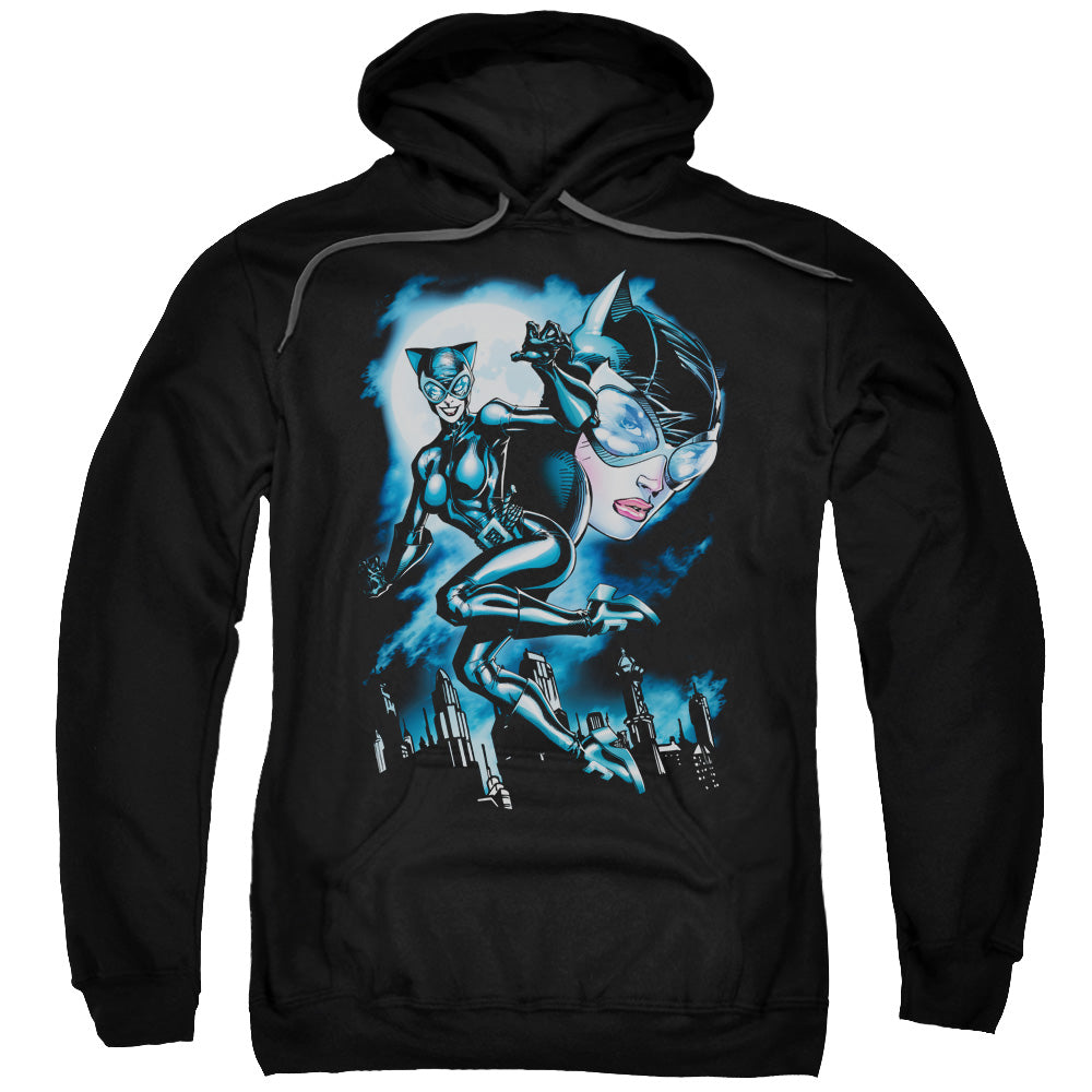 Batman Moonlight Cat Mens Hoodie Black