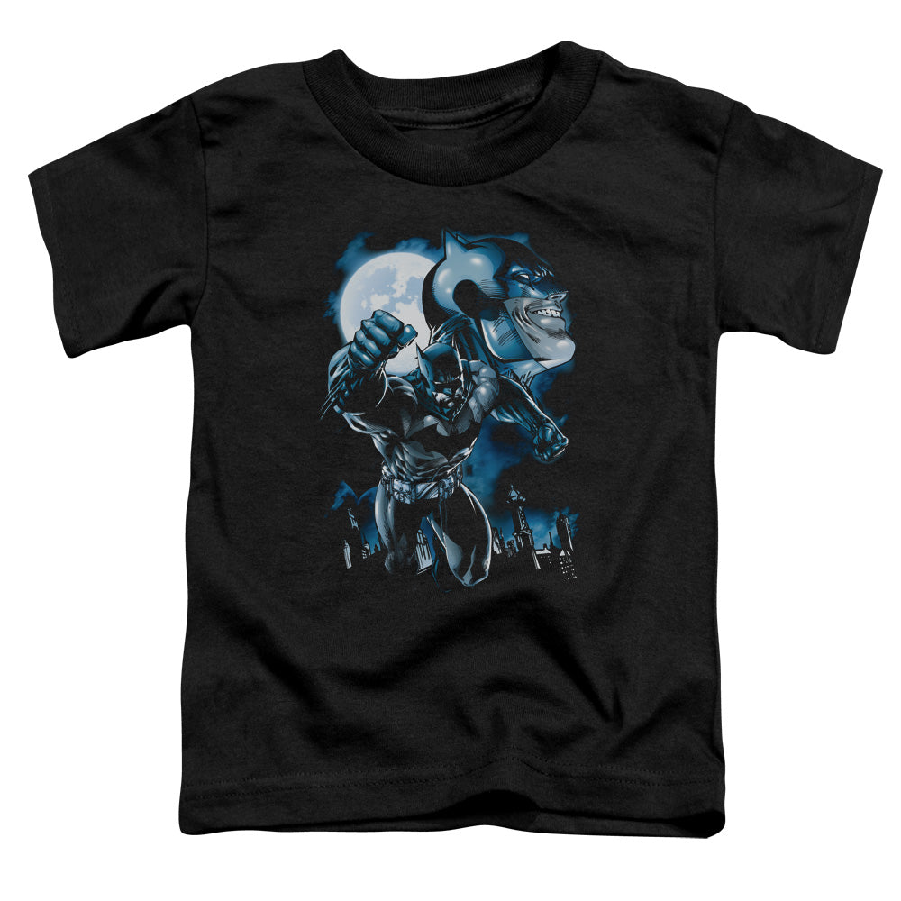Batman Moonlight Bat Toddler Kids Youth T Shirt Black
