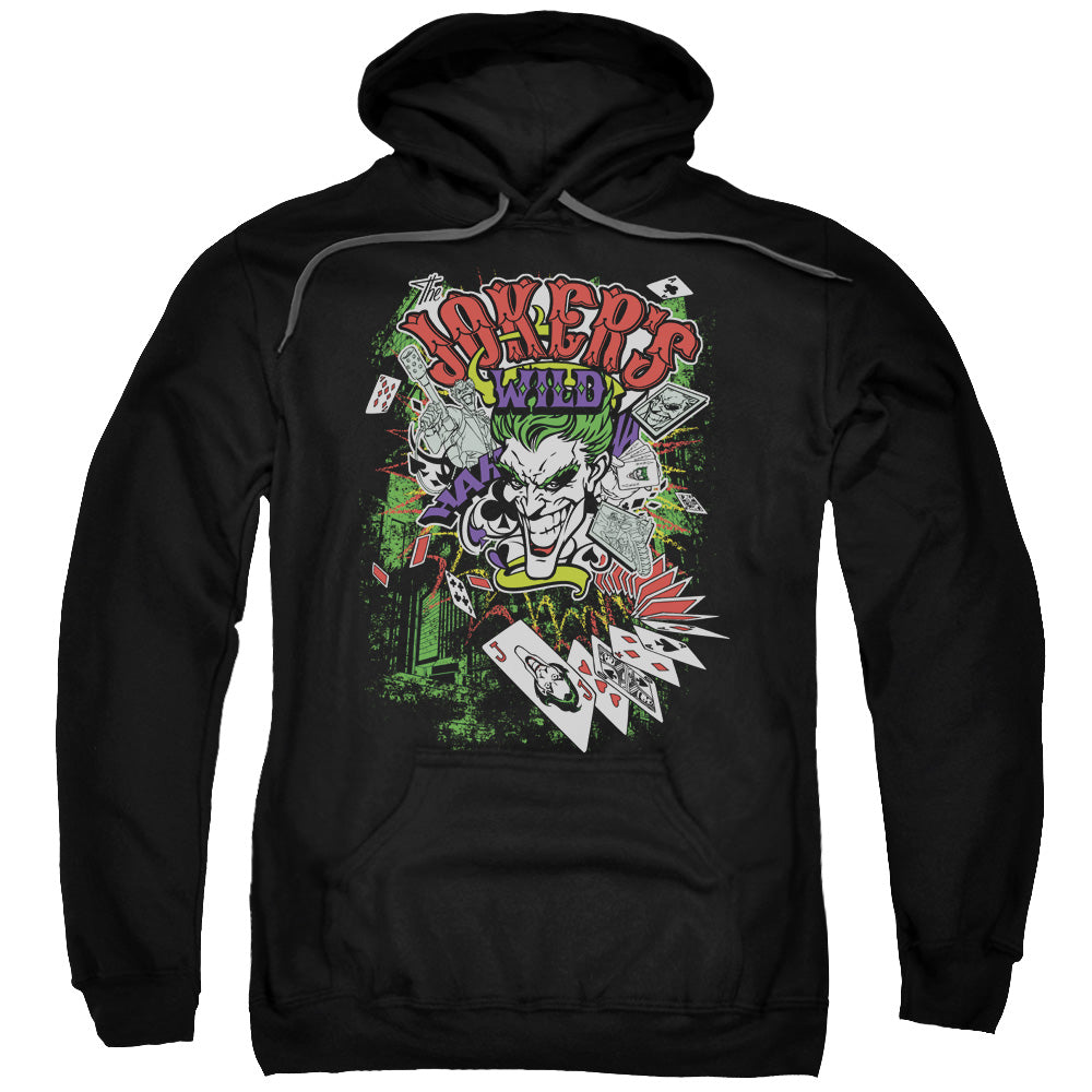 Batman Jokers Wild Mens Hoodie Black