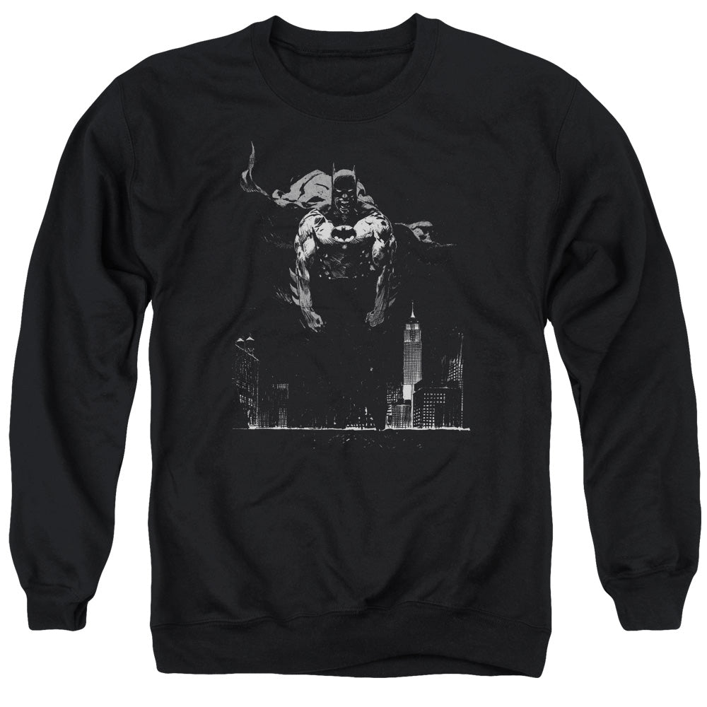 Batman Dirty City Mens Crewneck Sweatshirt Black
