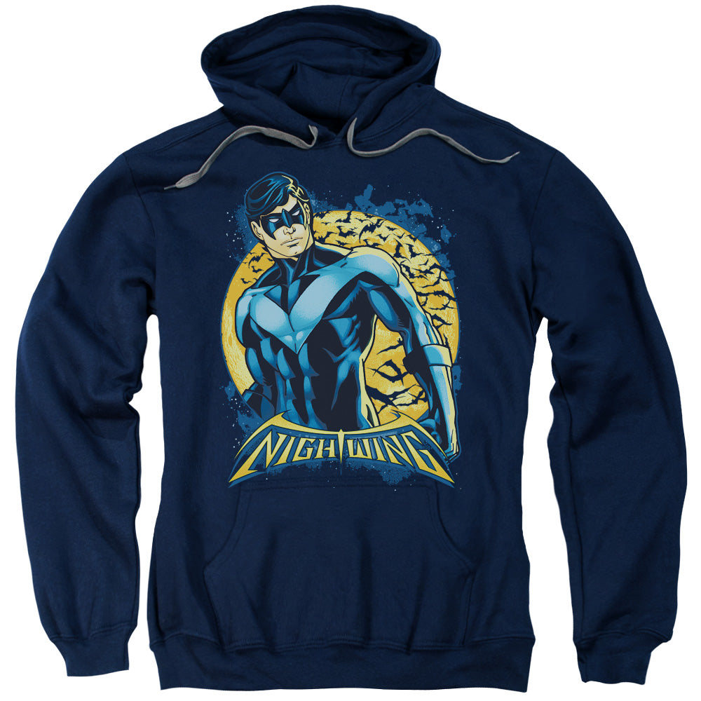 Batman Nightwing Moon Mens Hoodie Navy Blue