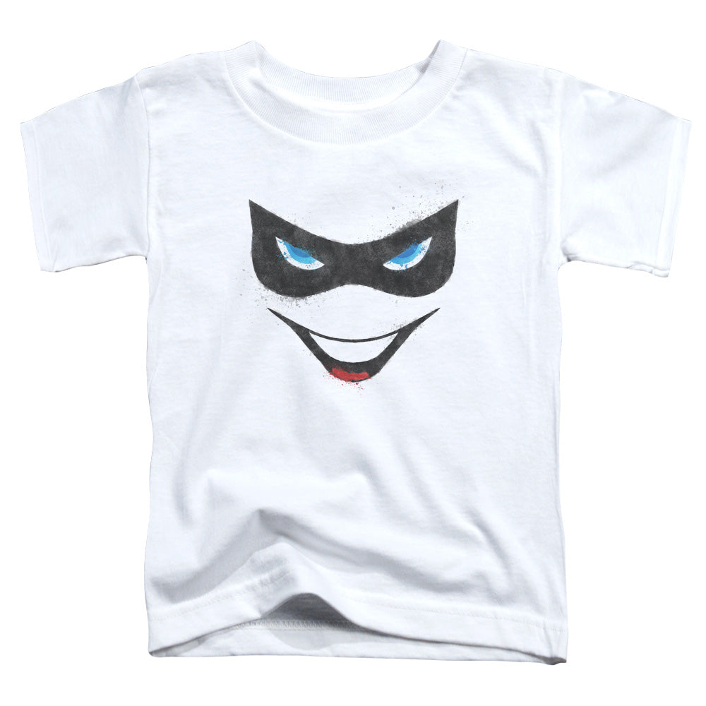 Batman Harley Face Toddler Kids Youth T Shirt White