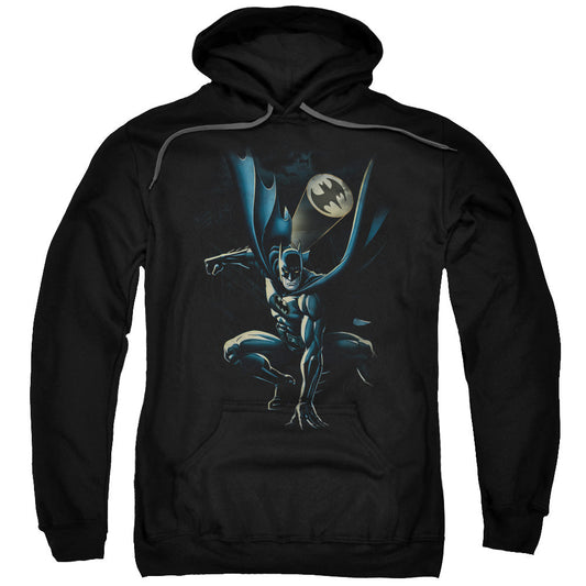Batman Calling All Bats Mens Hoodie Black
