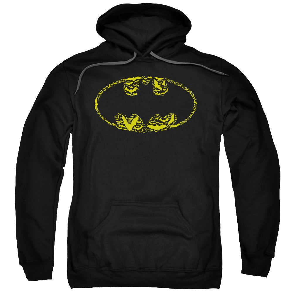 Batman Bats On Bats Mens Hoodie Black
