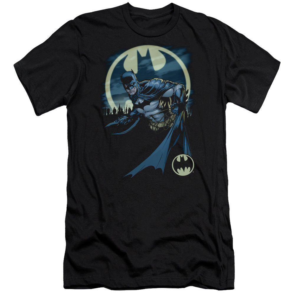 Batman Heed The Call Premium Bella Canvas Slim Fit Mens T Shirt Black