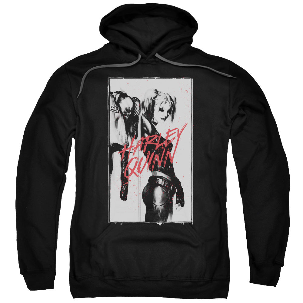 Batman Inked Quinn Mens Hoodie Black