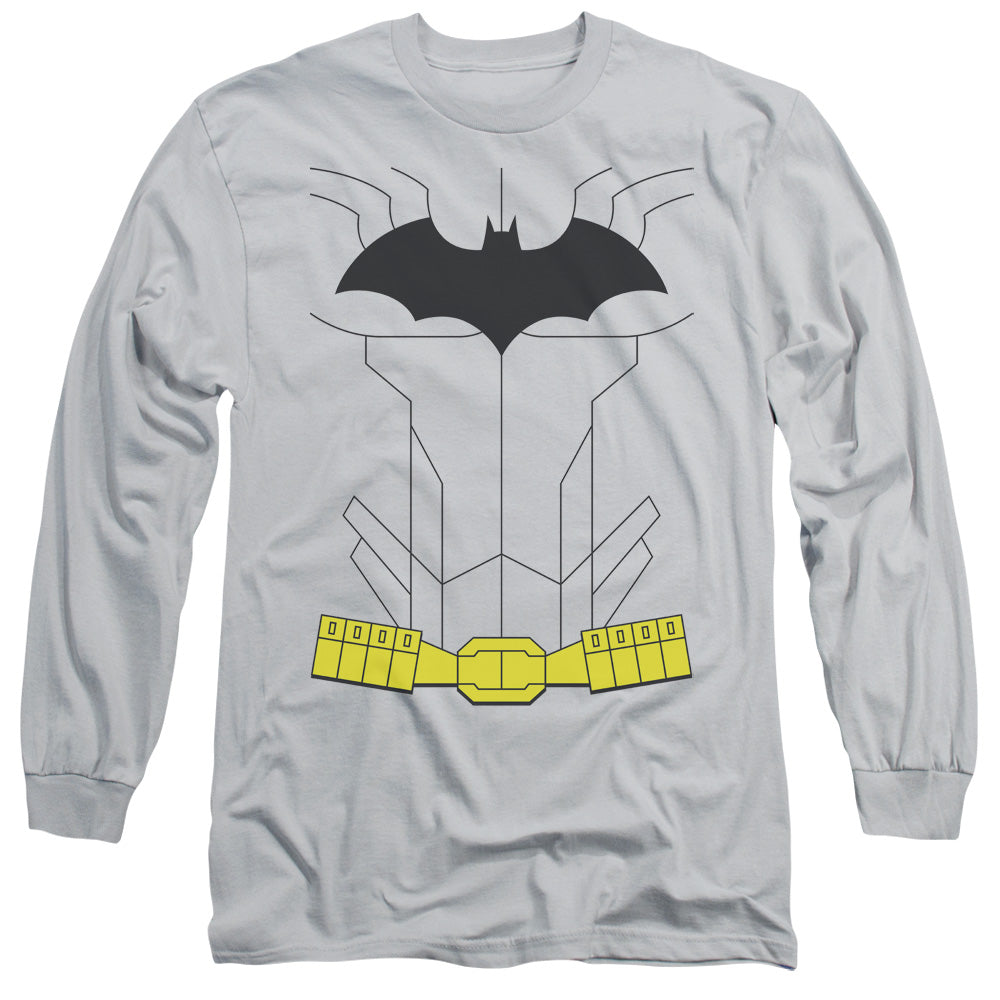 Batman New Batman Uniform Mens Long Sleeve Shirt Silver