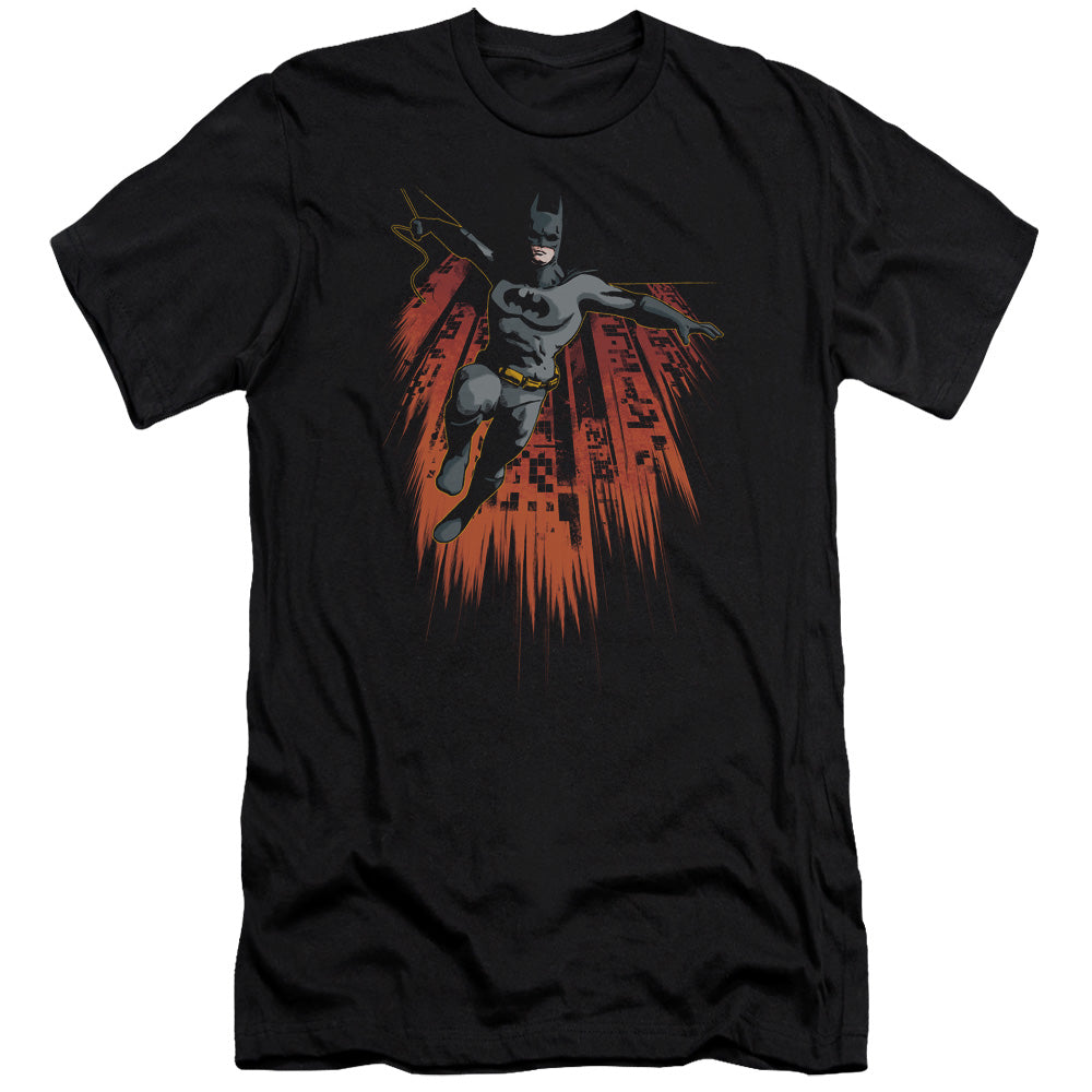 Batman Majestic Premium Bella Canvas Slim Fit Mens T Shirt Black