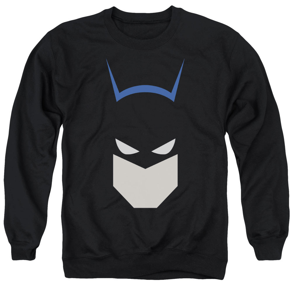 Batman Bat Head Mens Crewneck Sweatshirt Black