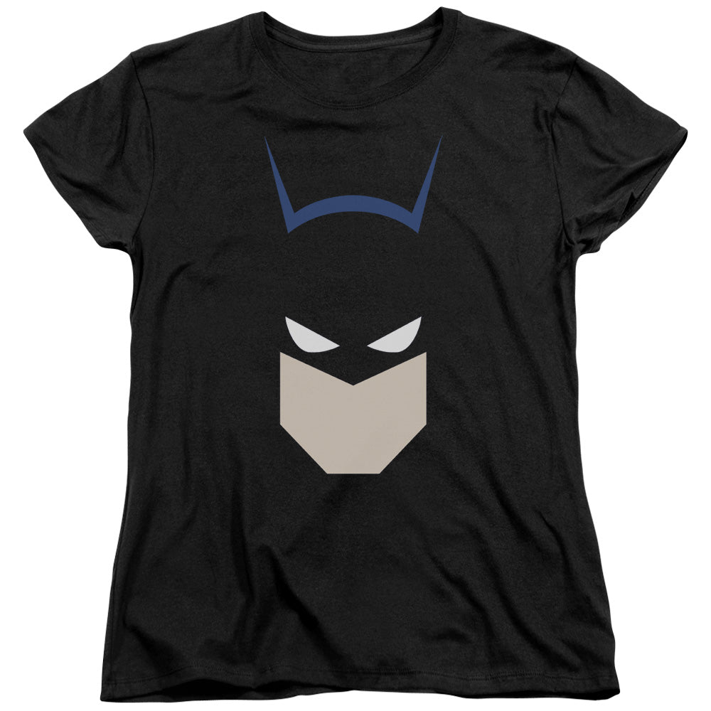 Batman Bat Head Womens T Shirt Black