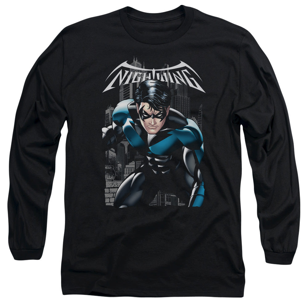 Batman A Legacy Mens Long Sleeve Shirt Black