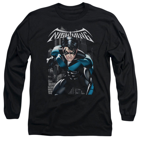Batman A Legacy Mens Long Sleeve Shirt Black