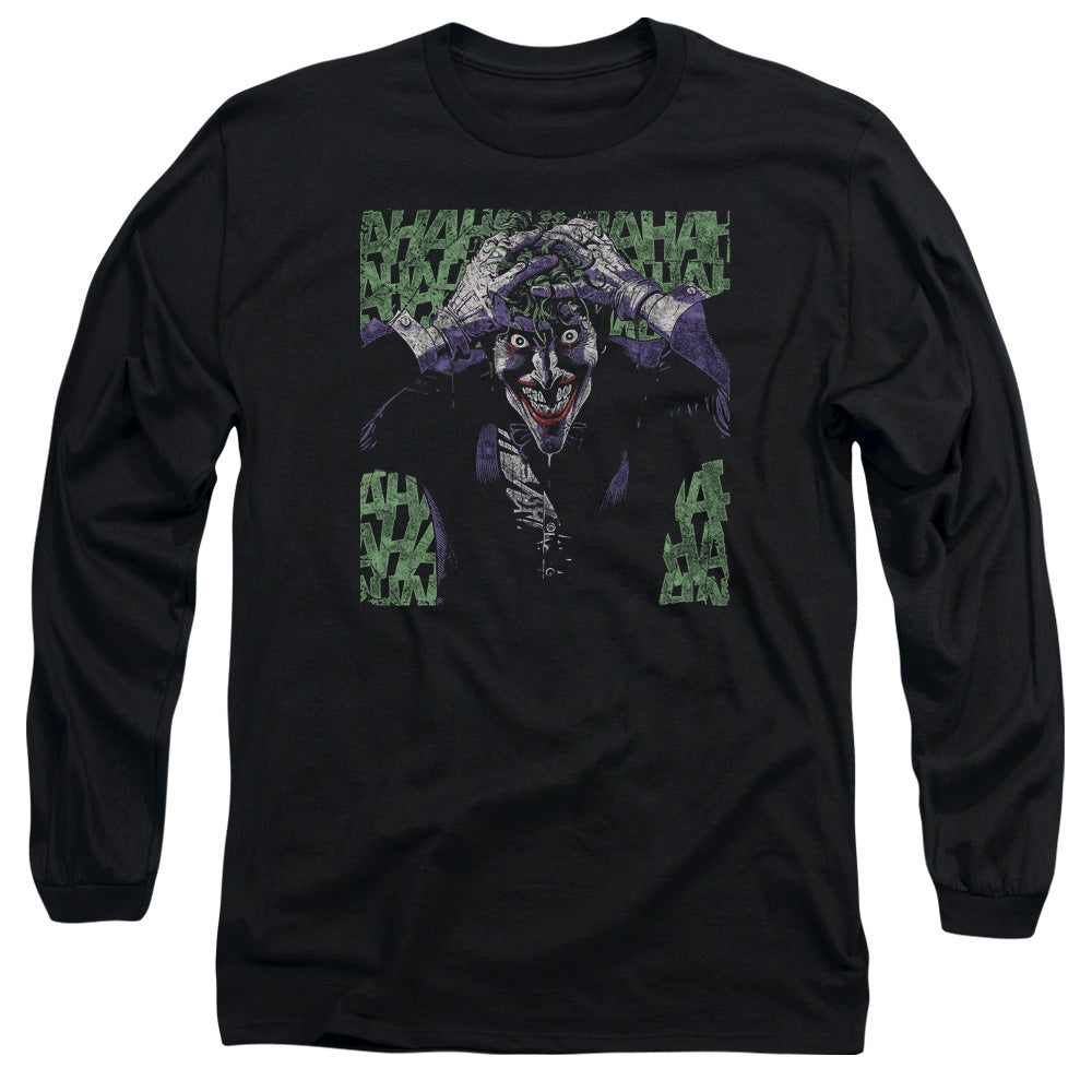 Batman Insanity Mens Long Sleeve Shirt Black
