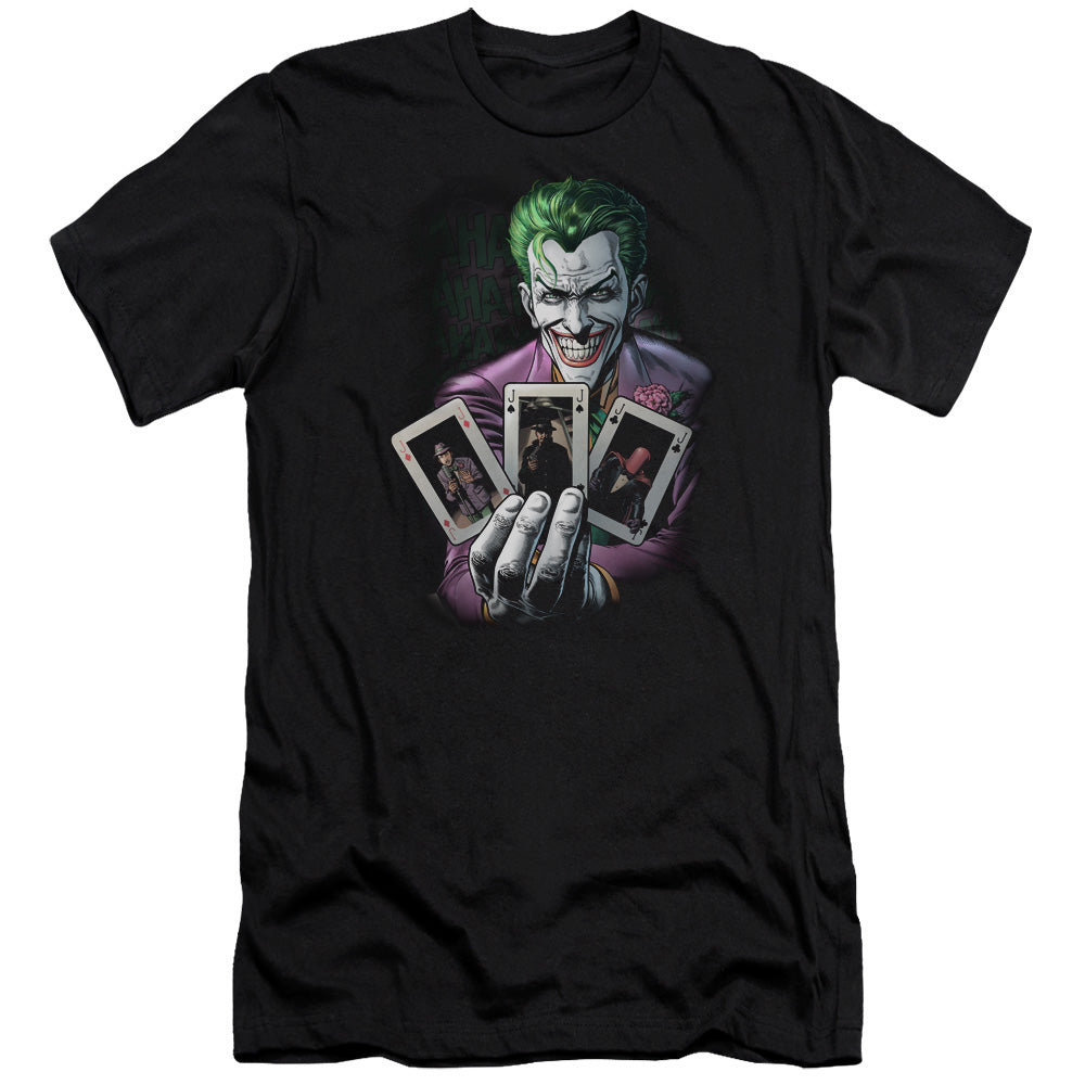 Batman 3 Of A Kind Slim Fit Mens T Shirt Black