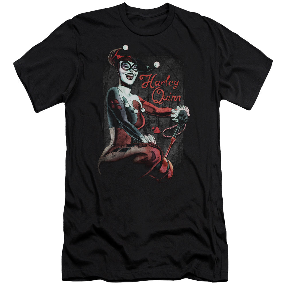 Batman Laugh It Up Slim Fit Mens T Shirt Black