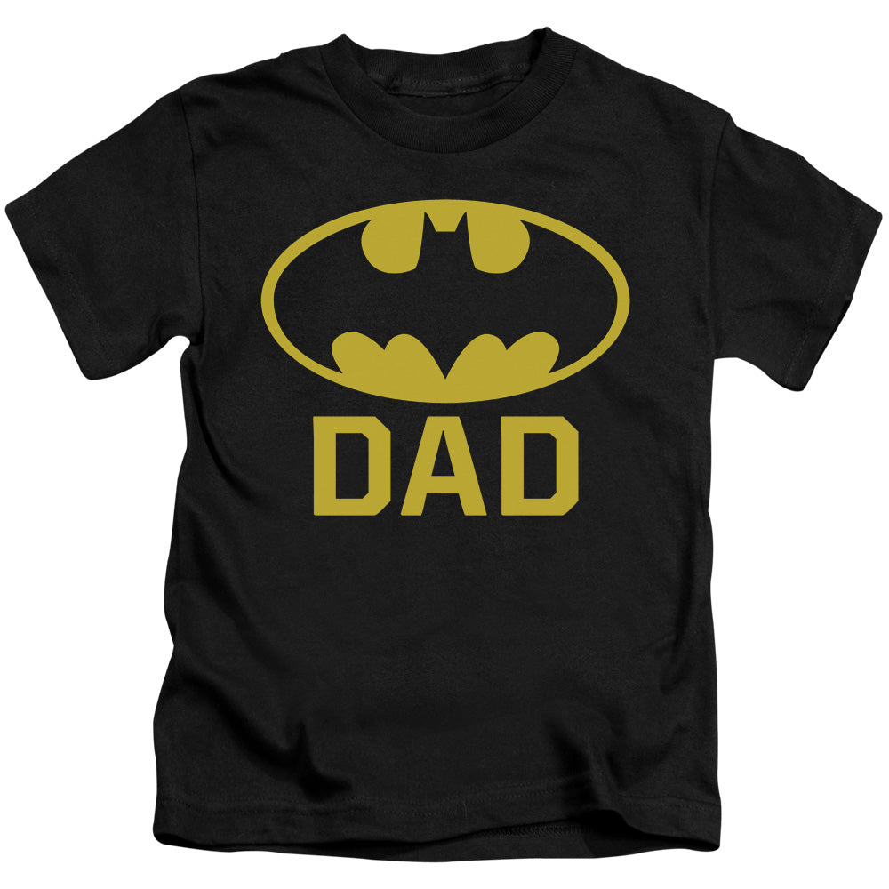 Batman Bat Dad Juvenile Kids Youth T Shirt Black