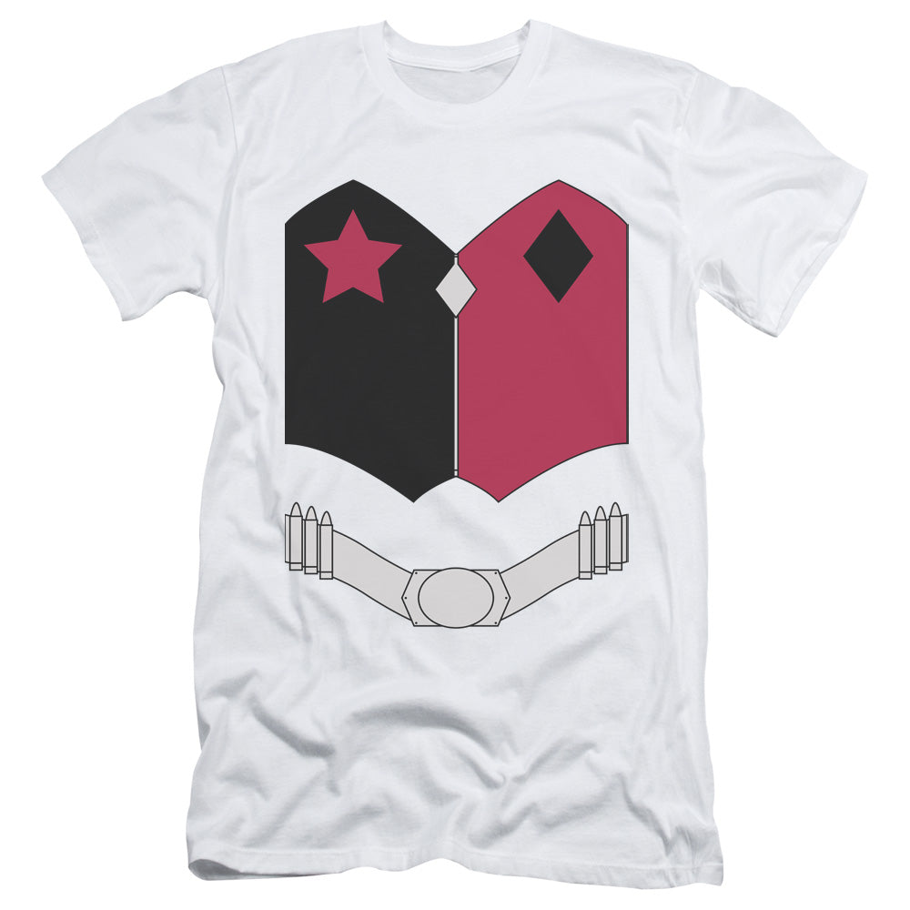 Batman New Hq Uniform Slim Fit Mens T Shirt White