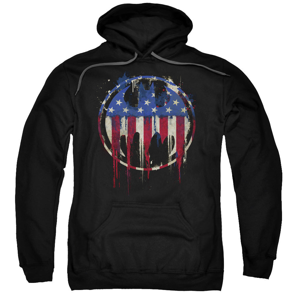 Batman Bleeding Signal Mens Hoodie Black