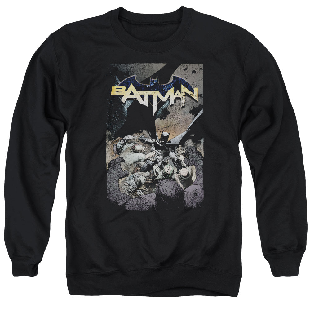 Batman Batman One Mens Crewneck Sweatshirt Black