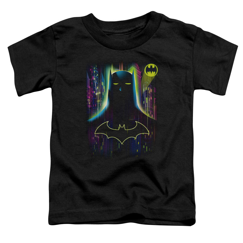 Batman Knight Lights Toddler Kids Youth T Shirt Black