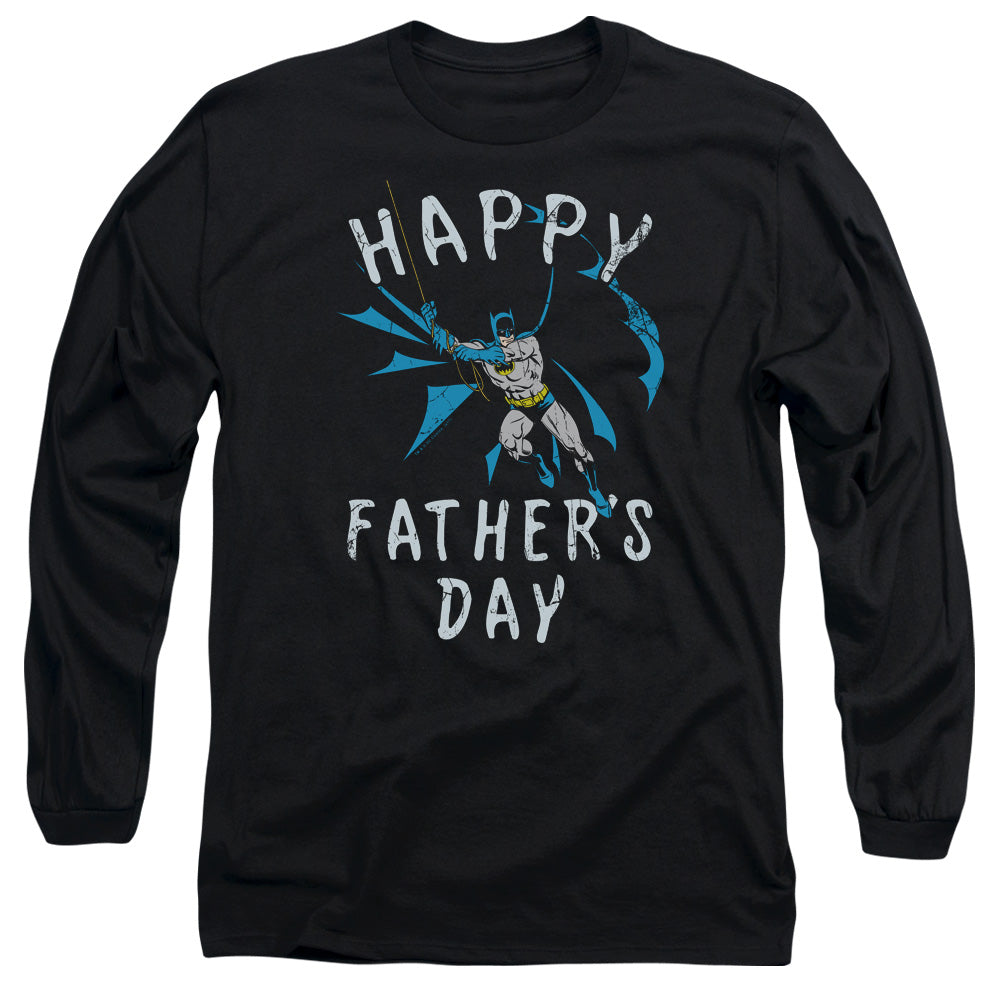 Batman Fathers Day Mens Long Sleeve Shirt Black