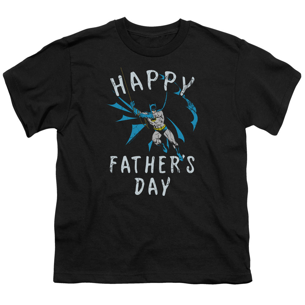 Batman Fathers Day Kids Youth T Shirt Black