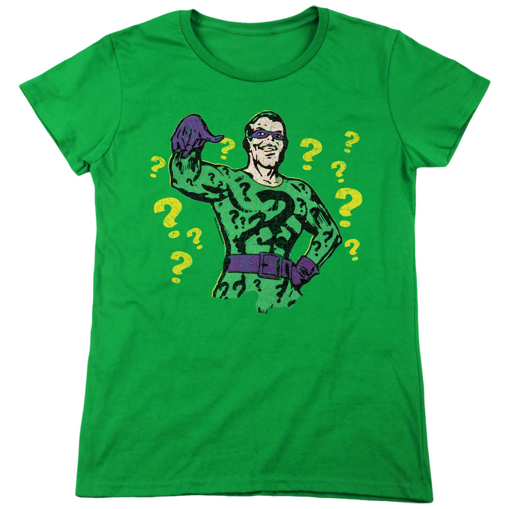 Batman Diseased Criminal Womens T Shirt Kelly Green